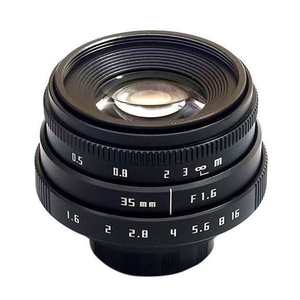35mm F1.6 マニュアルフォーカス 単焦点カメラレンズ EOSM N1 Fuji C-FX NEX Micro 4/3 C-M4/3対応 - Product Image 1