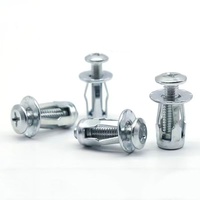 Baut Ekspansi Phillips Pan Head Jack Nut, Mur Rivet Bentuk Kelopak Berlapis Seng untuk Pengencangan Panel Lembaran Besi Tipis Berongga