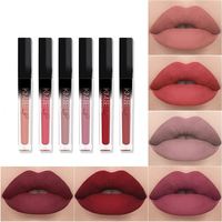 KIMUSE6 glaçure à lèvres mate de couleur mate hydratante durable tasse antiadhésive brillant à lèvres non marquant brillant à lèvres