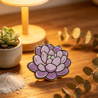 Émail personnalisé de haute qualité, moderne et apaisant, avec motifs de plantes d'intérieur, florales, succulentes et de dessins animés, pour fabricants OEM