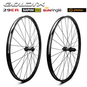 Juego de Ruedas GOLDIX de <span class=keywords><strong>29</strong></span> Pulgadas SUNRINGLE DU30/35, Nuevos Mazos de 310 Ratchet, Radios SAPIM, 28H, Hechos a Mano, para <span class=keywords><strong>Bicicleta</strong></span> de Montaña XC con Frenos de Disco - Product Image 6