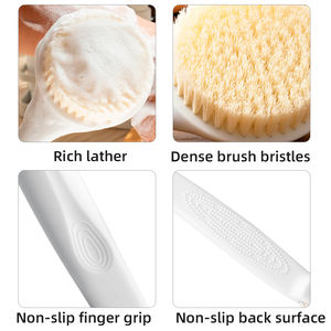 Nuevo Cepillo de Espalda con Mango Largo, Cepillo de Baño de Cerdas de Jabalí para Masaje Corporal - Product Image 6