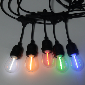 Hight chất lượng không thấm nước Hight Độ sáng mở rộng 4 bộ nhiều màu S14 LED bóng đèn chuỗi ánh sáng - Product Image 1