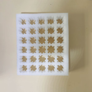 EPE Foam For Sale Cut Shape Quail Egg Packing Box Foam Insert Pouches Packaging Protection For Eggs
