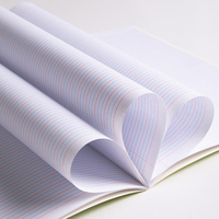 Cuaderno de Ejercicios A4 con Rayas de 12 mm, Papel Premium, Venta al por Mayor de Fábrica, Papelería para Estudiantes