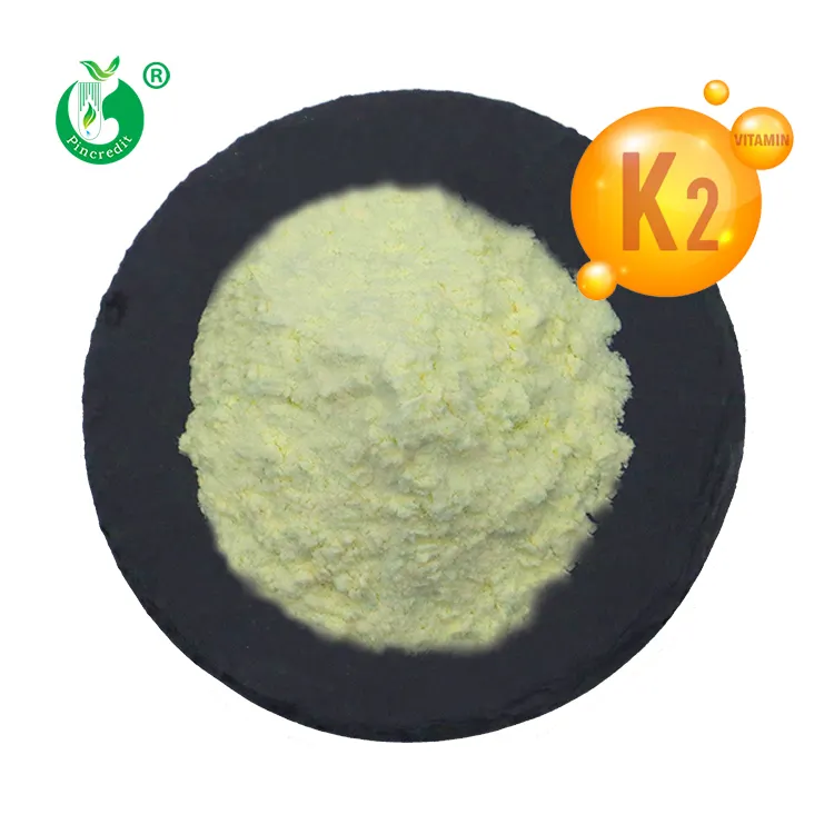 Pincredit suministro precio a granel 1.3% 1.5% vitamina pura K2 MK7 polvo