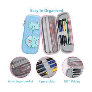 Fabrication en gros d'étuis à crayons rigides en EVA imperméables personnalisés pour les élèves et les enfants - Product Image 5