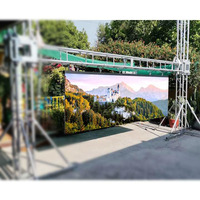 Pantalla de Píxeles LED para DJ de 4m x 3m P2.6 P3.9 para Exteriores a Prueba de Agua, Panel de Pared de Video LED de Alquiler para Fondos de Boda