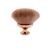 Titan kuas tubuh rambut sintetis lembut Logo kustom kuas Bronzer rias untuk aplikasi tubuh