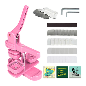 Giá rẻ nút vuông Máy ép Huy hiệu máy làm với 55 Mét khuôn - Product Image 2