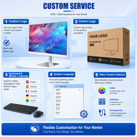 Pantalla táctil E240 de 23,8 pulgadas, PC todo en uno, pantalla LCD blanca, soporte de CPU 2 * DDR4 Max 32G 1333/1600, Compatible con Windows7/8/10/LIUNX