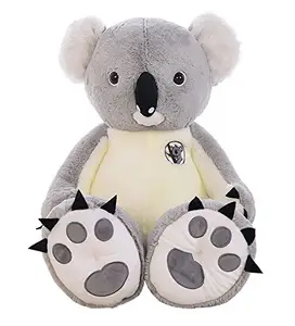 สัตว์ป่าหมีโคอาล่าขนาดใหญ่ของเล่นตุ๊กตาขายส่งที่กำหนดเองน่ารักเด็กยัดไส้นุ่มโคอาล่า