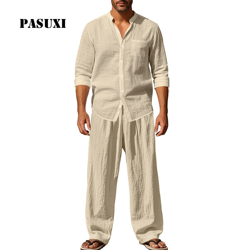 Buy Mens Linen Pants for Beach Wedding Linen Material, Notch Lapel Style |  Alibaba.com