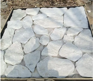 Prix d'usine, quartz blanc naturel, <span class=keywords><strong>pierre</strong></span> <span class=keywords><strong>calcaire</strong></span> noire aléatoire, revêtement mural extérieur, carreaux de sol en ardoise - Product Image 5