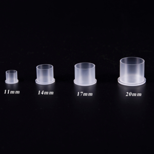 1000 Unidades de Vasos Desechables de Plástico para Tinta de Tatuaje de 14mmx12mm, Base Plana, para Uso en Estudio de PMU y Cejas - Product Image 4