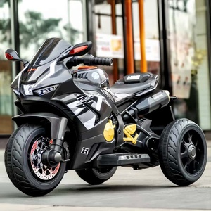 Motocicletta Elettrica per Bambini, Triciclo Ricaricabile per Ragazzi e Ragazze, Auto <span class=keywords><strong>Giocattolo</strong></span> con Seduta per Bambini, Telecomando, Doppia Trazione, Batteria - Product Image 5