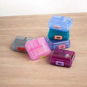 Caja de medicina portátil duradera, organizador de pastillas semanal con múltiples compartimentos de plástico ABS, pastillero versátil para organizar medicamentos - Product Image 4