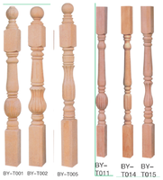 Marches d'escalier en bois, montants d'escalier en bois, balustres en bois, rampes en bois