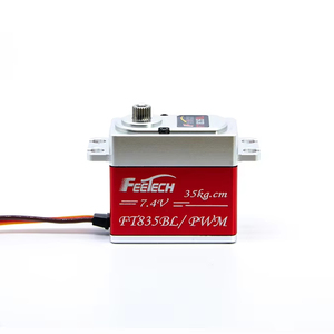 Servo Digital programable sin escobillas de engranaje de acero de alto par de 35kg para FPV Rc <span class=keywords><strong>Drone</strong></span> helicóptero avión robótico - Product Image 4