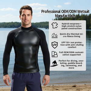 Maglia a Maniche Lunghe in Neoprene per Uomo, Top Personalizzato per Immersioni, Snorkeling, Paddle Boarding, Nuoto e Surf - Product Image 2
