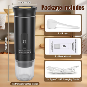 Multi Capsule Compatible Portable Espresso <b>Coffee</b> <b>Machine</b> 7500mAh USB Charging 20Bar Mini <b>Coffee</b> Maker Camping Office Car - Product Image 5