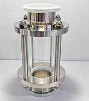 Vitre de contrôle sanitaire en acier inoxydable de qualité alimentaire SS304 316L à raccord Tri-Clamp pour tube droit, pour applications en boissons et pharmaceutiques