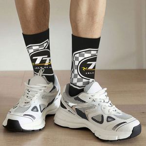 Chaussettes <span class=keywords><strong>de</strong></span> course <span class=keywords><strong>de</strong></span> <span class=keywords><strong>moto</strong></span> personnalisées ODM Isle <span class=keywords><strong>Man</strong></span> TT unisexes, chaussettes <span class=keywords><strong>de</strong></span> course mignonnes, antibactériennes, respirantes, en spandex/polyester/coton - Product Image 5