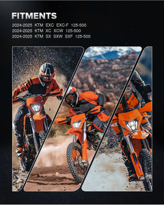 Phare LED ECE pour Pit Bike <span class=keywords><strong>KTM</strong></span> 150 250 300 EXC 250 350 450 500 EXC-F SIX JOURS 2024 2025 - Product Image 6