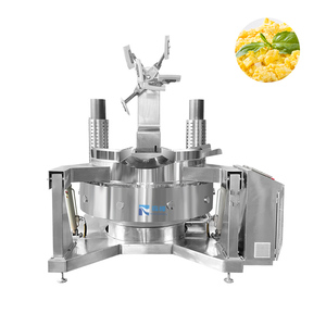 หม้อสแตนเลสแบบใช้แก๊สพร้อมเครื่องกวนแบบดาวเคราะห์สำหรับทำอาหารในอุตสาหกรรม เครื่องผสมไข่ผัดสำหรับร้านอาหาร - Product Image 2