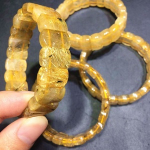 Bán Buôn Nóng Bán Tự Nhiên Pha Lê Đá Tóc Pha Lê Bracelet Rutilated Để Trang Trí - Product Image 6