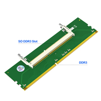 Adaptador de Memoria DDR3 a DDR3 para Ordenador de Escritorio, Tarjeta Riser para Portátil SO-DIMM RAM-PCB en Stock