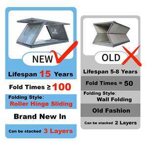 Mới nhất trượt gấp container nhà prefab Modular container nhà cho điện thoại di động sống container nhà và sang trọng cắm trại - Product Image 5