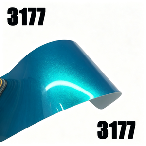 Vinilo para Envoltura de Autos con Cobertura Total, Color Azul Metálico Atomic <span class=keywords><strong>Teal</strong></span>, Autoadhesivo, Autoregenerable, Antiarañazos, Cambia el Color de la Pintura del Auto, Suministro de Fábrica - Product Image 2