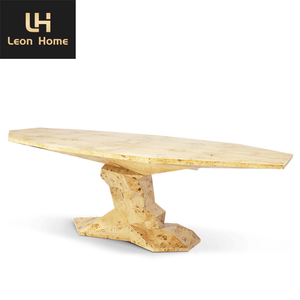 Table à manger de luxe moderne à structure en <span class=keywords><strong>acajou</strong></span>, fabrication personnalisée, verte pour forêt tropicale italienne avec finition <span class=keywords><strong>vernis</strong></span> haute brillance - Product Image 6