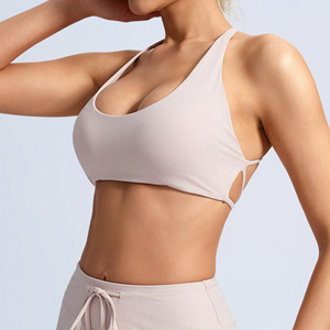 <span class=keywords><strong>Top</strong></span> Deportivo Corto de Yoga con <span class=keywords><strong>Espalda</strong></span> <span class=keywords><strong>Descubierta</strong></span>, Estampado Sexy, Ligero, Transpirable, Sin Costuras, de Alta Sujeción, de Secado Rápido, para Gimnasio - Product Image 3