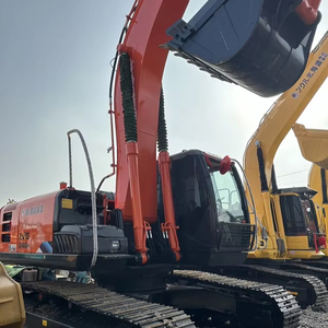 Excavatrice Hitachi Zx240 d'occasion certifiée CE, 24 tonnes, d'origine japonaise, avec moteur Isuzu, boîte de vitesses PLC et pompe. - Product Image 2