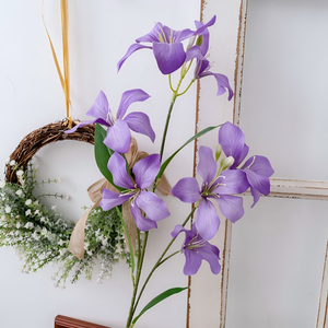 Orquídeas Renanthera Artificiales Ultra Realistas, Flores de Seda Realistas para Decoración del Hogar, Decoración Romántica para el Hogar - Product Image 3