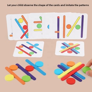 Juguetes de Madera para el Desarrollo del Pensamiento Lógico de Konig Kids, Juguetes Educativos Montessori, Juguetes Educativos para Niños, Rompecabezas - Product Image 3