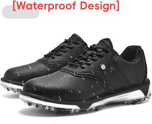 ULTIANT Golf <strong>Shoes</strong> Mens Waterproof Mesh Lining Spikeless Classic Professional Stability for Golf Training - Product Image 5