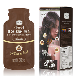 VOJO Tinta per Capelli in Schiuma <span class=keywords><strong>Senza</strong></span> <span class=keywords><strong>Ammoniaca</strong></span> K-Beauty 30ml*10 Bustine, Formula Vegetale, Colore di Lunga Durata, Facile da Applicare Fai-da-Te - Product Image 1