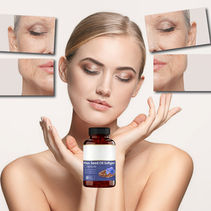 OEM/ODM saf ve doğal takviyesi Omega 3 göz beslenme ve cilt bakımı için organik keten tohumu yağı yumuşak jel kapsüller - Product Image 3