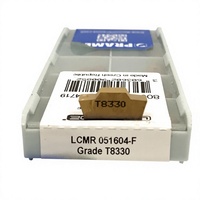 PRAMET LCMR 051604-F T8330 Plaquettes de coupe et de rainurage en carbure 5mm revêtement PVD pour tour CNC, outil de coupe CNC pour acier