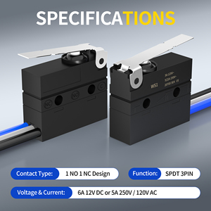Pre-có dây 300 mét cáp không thấm nước Micro chuyển đổi IP67 giới hạn chuyển đổi 3pin không thấm nước Micro chuyển đổi với xử lý thẳng 5A 125/250V - Product Image 3