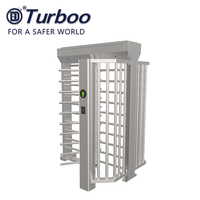 Tourniquet de contrôle d'accès automatique industriel mécanique à hauteur totale pour entrée de gare de prison haute sécurité