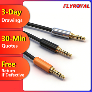 <span class=keywords><strong>สาย</strong></span>สัญญาณเสียงสเตอริโอ3.5มม. สำหรับเครื่องเสียงรถยนต์บ้านจากตัวผู้ไปยังตัวผู้<span class=keywords><strong>สาย</strong></span> <span class=keywords><strong>AUX</strong></span> สำหรับหูฟังรถยนต์บ้านลำโพงสเตอริโอ - Product Image 1