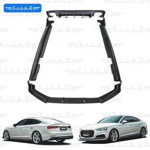YICKU Kit Carrozzeria in Fibra di Carbonio di Alta Qualità per Audi <span class=keywords><strong>A5</strong></span> S5 RS5 <span class=keywords><strong>2019</strong></span>+ - Upgrade CMST: Labbro Anteriore, Diffusore Posteriore, Minigonne Laterali - Ricambi Auto - Product Image 1