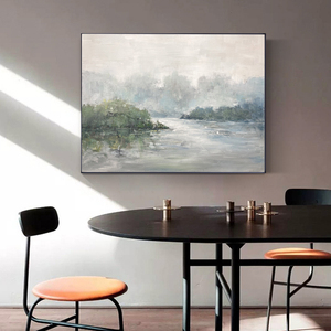 Pintura <span class=keywords><strong>al</strong></span> óleo de paisaje impresivo, pintura de pared sobre lienzo de alta calidad, venta <span class=keywords><strong>al</strong></span> por mayor de fábrica - Product Image 2
