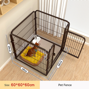 Chenils pour chiens Caisses pour chiens Meubles Boîte pour chien Cage pour chien Meubles en acier inoxydable pour animaux de compagnie Parc pour chien Grande maison pour chien - Product Image 5