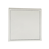 Plaque d'accès de plafond hôtelière moderne carrée en métal insonorisée et étanche 200*250 avec design nid d'abeille, peinte par pulvérisation, à fixation rapide