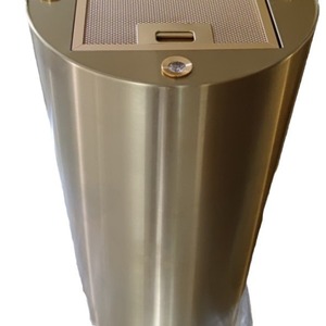 Campana Extractora Kussner Golden Round Island Style, 220V 50Hz, Tipo de Succión Superior, 150-200W, Ruido 61-70dB - Product Image 1